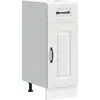 Image de vidaXL Armoire basse de cuisine Kalmar Blanc Matériau dérivé du bois