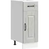 Image de vidaXL Armoire basse de cuisine Kalmar Gris Sonoma Matériau dérivé du bois