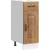 Image de vidaXL Élément bas de cuisine Kalmar imitation vieux bois Matériau dérivé du bois