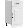 Image de vidaXL Armoire basse de cuisine Kalmar Blanc Matériau dérivé du bois