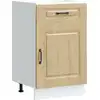 Image de vidaXL Armoire basse de cuisine Kalmar Chêne Sonoma Matériau dérivé du bois