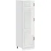 Image de vidaXL Armoire de cuisine Kalmar blanc brillant Matériau dérivé du bois