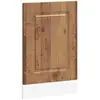Image de Panneau de cache pour lave-vaisselle vidaXL Kalmar, aspect bois vieilli, 45 x 1,5 x 57 cm