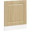 Image de Panneau de cache-lave-vaisselle vidaXL Kalmar, chêne Sonoma, 60 x 1,5 x 57 cm
