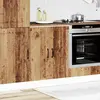 Image de vidaXL Élément bas pour évier Lucca imitation vieux bois Matériau dérivé du bois