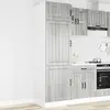 Image de vidaXL Armoire de cuisine Lucca Gris Sonoma Matériau dérivé du bois
