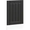 Image de vidaXL Bandeau de lave-vaisselle Lucca Noir Bois composite