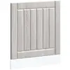 Image de vidaXL Bandeau de lave-vaisselle Lucca Gris Sonoma Matériau dérivé du bois