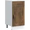 Image de vidaXL Armoire basse de cuisine Porto Chêne fumé Matériau dérivé du bois