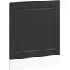 Image de Panneau de cache-lave-vaisselle vidaXL Porto Noir 60 x 1,5 x 57 cm en aggloméré
