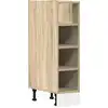 Image de vidaXL Armoire basse chêne Sonoma 20x44,5x81,5 cm Matériau dérivé du bois