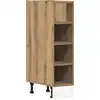 Image de vidaXL Armoire basse Riga Chêne Artisan 20x44,5x81,5 cm Matériau dérivé du bois