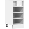 Image de vidaXL Armoire basse Riga blanc 40x44,5x81,5 cm Bois composite