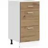 Image de vidaXL Armoire basse Lyon Chêne Artisan 40x46x81,5 cm Matériau dérivé du bois