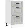 Image de vidaXL Armoire basse de cuisine Porto Gris Sonoma Matériau dérivé du bois