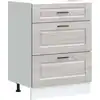 Image de vidaXL Armoire basse de cuisine Porto Gris Sonoma Matériau dérivé du bois