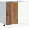 Image de vidaXL Élément bas de cuisine Lyon imitation vieux bois Matériau dérivé du bois