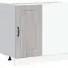 Image de vidaXL Armoire basse de cuisine Kalmar Gris Sonoma Matériau dérivé du bois