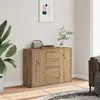 Image de vidaXL Sideboard Chêne Artisan 88x30x64 cm Bois composite