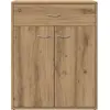 Image de vidaXL Sideboard Chêne Artisan 60x30x75 cm Bois composite