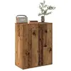 Image de vidaXL Sideboard imitation vieux bois 60x30x75 cm Bois composite
