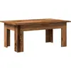 Image de vidaXL Table basse imitation vieux bois 100x60x42 cm Bois composite