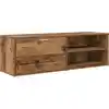 Image de vidaXL Armoire TV aspect bois ancien 120x34x37 cm Bois composite