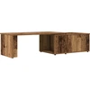 Image de vidaXL Table basse imitation vieux bois 150x50x35 cm Bois composite