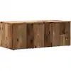 Image de vidaXL Armoire TV aspect bois ancien 80x34x30 cm Bois composite