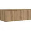 Image de vidaXL Armoire TV Artisan-Chêne 80x34x30 cm Bois composite