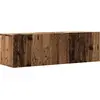 Image de vidaXL Armoire TV murale imitation vieux bois 100x30x30 cm Matériau dérivé du bois