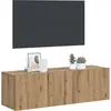 Image de vidaXL Armoire TV murale Artisan-Chêne 100x30x30 cm Bois composite