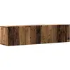 Image de vidaXL Armoire TV murale imitation vieux bois 120x30x30 cm Matériau dérivé du bois