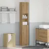 Image de Armoire de salle de bains Chêne Artisan 32x25,5x190 cm Matériau dérivé du bois