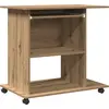 Image de vidaXL Bureau Artisan-Chêne 80x50x75 cm Bois composite