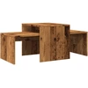 Image de vidaXL Table basse imitation vieux bois 100x48x40 cm Bois composite
