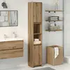 Image de vidaXL Armoire de salle de bain Artisan-Chêne 30x30x183,5 cm Bois composite