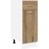 Image de vidaXL Armoire basse à tiroirs Lyon Chêne Artisan 30x46x81,5 cm Bois composite