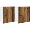 Image de vidaXL Armoires suspendues 2 pcs. Lyon aspect vieux bois 50x31x60 cm Matériau dérivé du bois