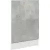 Image de vidaXL Cache pour lave-vaisselle Lyon gris béton 45x3x67 cm