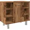 Image de vidaXL Armoire de salle de bain aspect bois ancien 60x32x53,5 cm Bois composite