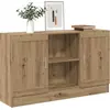 Image de vidaXL Sideboard Chêne Artisan 120x30,5x70 cm Bois composite