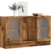 Image de vidaXL Sideboard imitation vieux bois 120x30,5x70 cm Bois composite