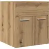 Image de vidaXL Armoire pour lavabo Artisan-Chêne 41x38,5x46 Bois composite
