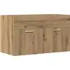 Image de vidaXL Meuble sous-lavabo Artisan-Chêne 90x38,5x46 Bois composite