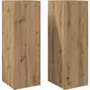 Image de vidaXL Armoires TV 2 pcs. Chêne Artisan 30,5x30x90 cm Matériau dérivé du bois