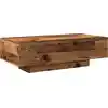 Image de vidaXL Table basse imitation vieux bois 100x49,5x31 cm Bois composite