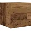 Image de vidaXL Armoire TV murale imitation bois ancien 30,5x30x30 cm