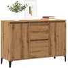 Image de vidaXL Sideboard Chêne Artisan 102x35x70 cm Bois composite