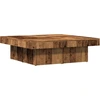 Image de vidaXL Table basse imitation vieux bois 90x90x28 cm Bois composite